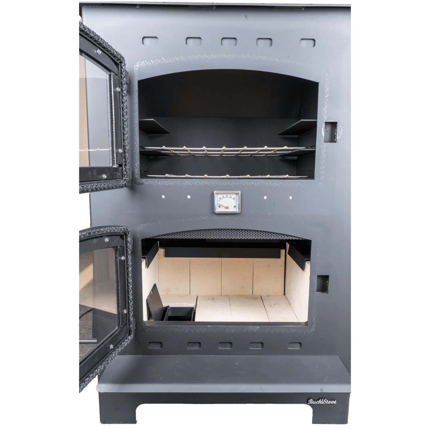 Buck Stove Homesteader Wood Burning Cook Stove 1,800 sq. ft. 28,901 BTU Black New - FP-HOMESTEADER