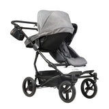 Mountain Buggy Duet Luxury Herringbone Double Stroller - With Carrycot Plus Bundle - DUETPR-v3-75, CCPD-V3-2-75