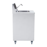 Crown Verity 24" x 25" CV-PHS-4 Single Bowl Hot/Cold Portable Hand Sink - CVPHS-4