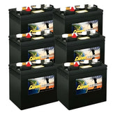 Crown 8 Volt Golf Cart Battery CR-150 8V/150Ah (6 Pack, 48V) - CR-150-6x