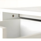 dadada Austin 5-Drawer Dresser - White/Natural