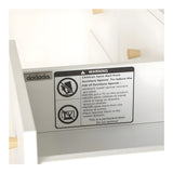 dadada Austin 5-Drawer Dresser - White/Natural