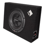 New Rockford Fosgate 10" 400 Watts Shallow Car Subwoofer Sub Enclosure (4 Pack) - 193477