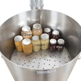 DS - Large DELUXE Round Canner | 30 Gallon | 30 Quart Jars Per Layer