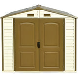 Duramax 8' x 6' StoreAll Vinyl Shed with Foundation 30115