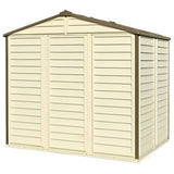 Duramax 8' x 6' StoreAll Vinyl Shed with Foundation 30115