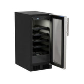 Northland 15 in. 20 Bottle Single Zone Undercounter Wine Cooler, NL15WSG0RS