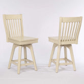 ECI Furniture Choices Slat Back Seat Counter Height Stool 2pcs