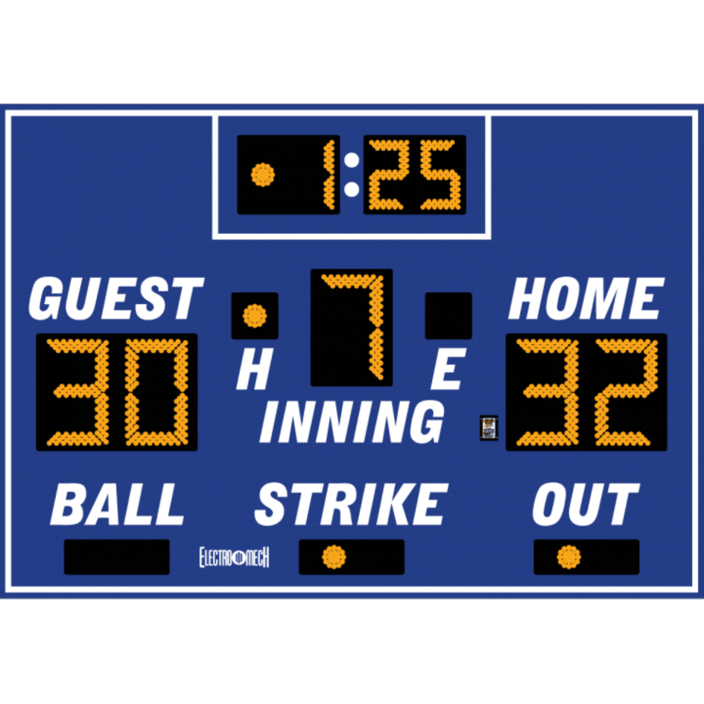 Electro-Mech Baseball Scoreboards - LX116