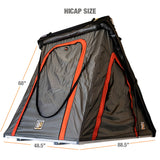 BadAss Tents PACKOUT™ Soft top Rooftop Tent (Universal Fit) - Black/Rhinotec Cover