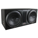 Rockford Fosgate 12 Inch 2400 Watt Dual Loaded Subwoofer Sub Enclosure (4 Pack) - 193893