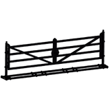 Chery Industrial 20ft Farm Metal Driveway Gate with Diagonal Tubes IF000054