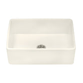 Fiamma 30 x 20 inch Fireclay Reversible Farmhouse Apron-Front Kitchen Sink Single Bowl – Biscuit - RVL2100BS