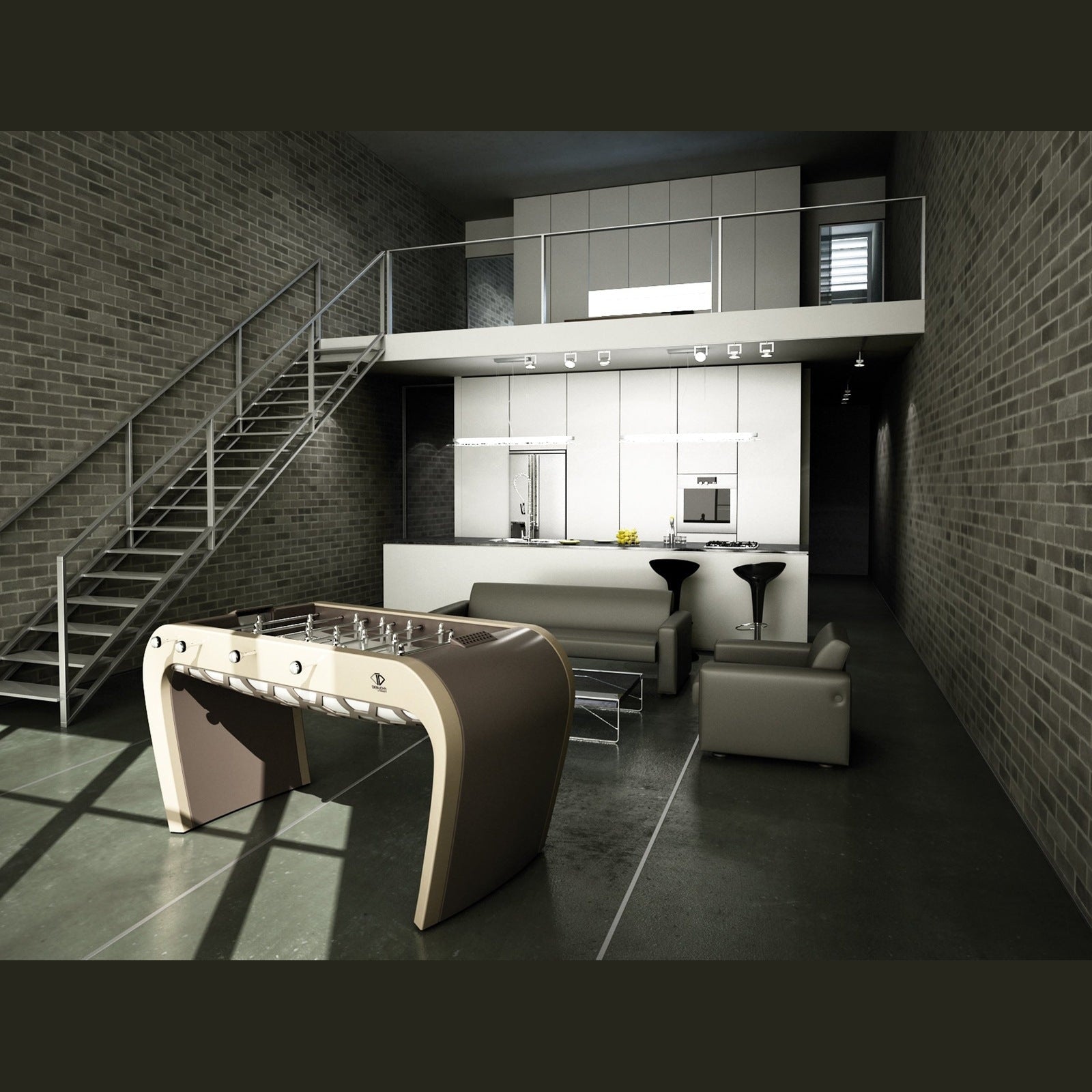 Toulet the Blackball - Design Foosball Table - Babyfoot