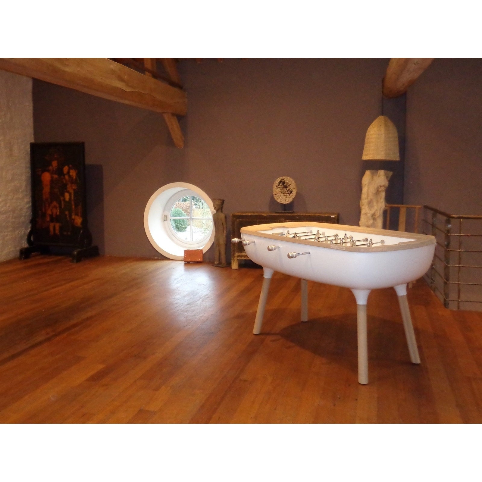 Toulet the Pure White - Design Foosball Table - Babyfoot