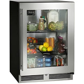Perlick 24" Refrigerator w/ Fully Integrated Glass Door, ADA Compliant with 4.8 cu. ft. Capacity - HA24RB-4-4