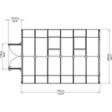 Rion Hobby Gardener 8' x 12' Greenhouse - HG7112