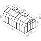 Rion Hobby Gardener 8' x 16' Greenhouse - HG7116