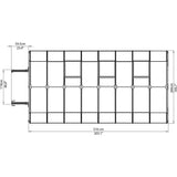 Rion Hobby Gardener 8' x 16' Greenhouse - HG7116