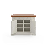Homestyles Americana Off-White Kitchen Island 5002-94.