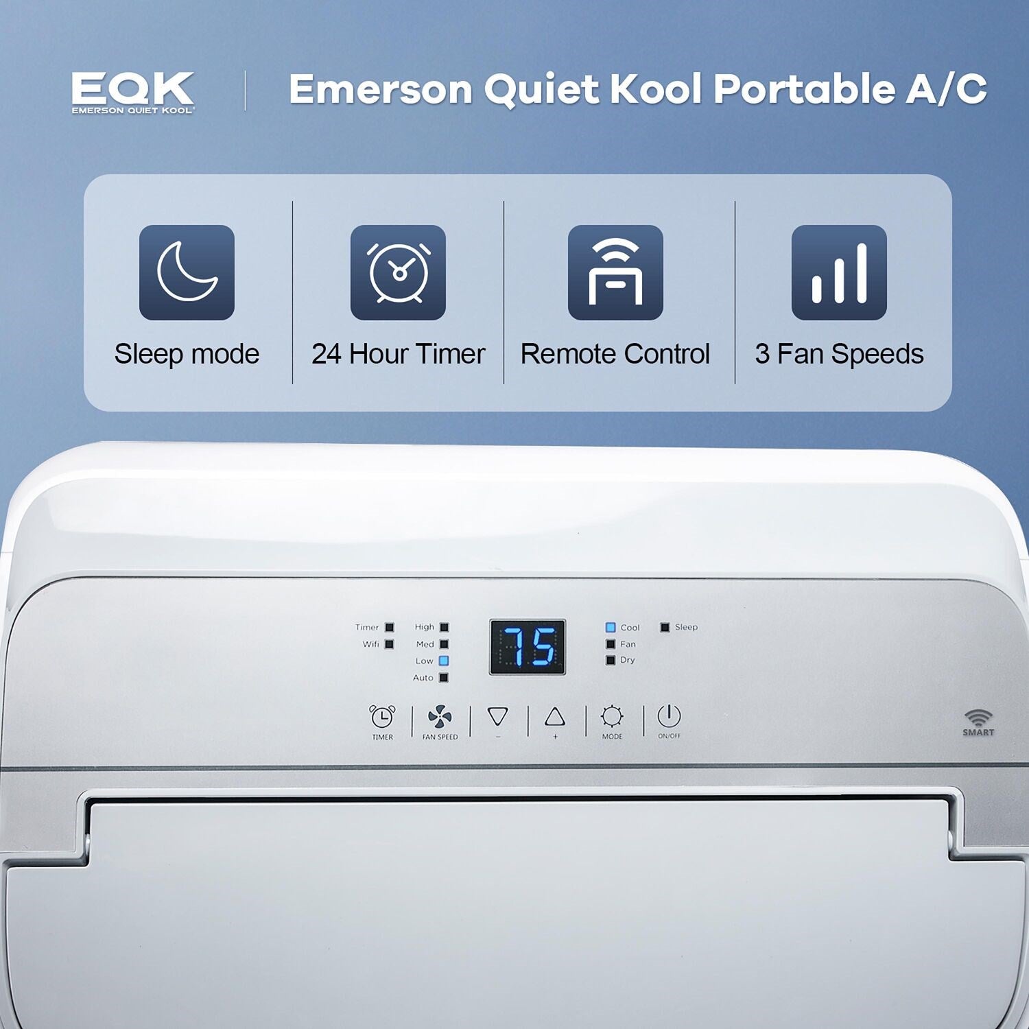 Emerson Quiet - 14,000 BTU Portable Heat/Cool Air Conditioner | EAPH10RC1
