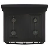 Hotpoint 30-in 4 Burners 4.8-cu ft Freestanding Natural Gas Range Black - RGBS330DRBB