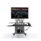 Innovative One Touch Electric Single Monitor Standing Desk Converter - 18481