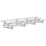 Jaypro Bleacher - 21' 3 Row - Single Foot Plank - Standard, Outdoor - BLCH-321
