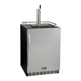 Kegco 24" Wide Kombucha Tap Black Commercial Built-In Right Hinge Kegerator - KOMHK38BSU-1