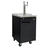 Kegco 24" Wide Cold Brew Coffee Black Commercial Kegerator - ICXCK-1B-1