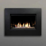 Kingsman Fireplaces 36-Inch Zero Clearance Clean View Linear Direct Vent Gas Fireplace with Fire Glass - ZCVRB3622