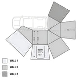 Overland Vehicle Systems Nomadic 270 Awning With Walls