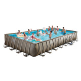 Summer Waves 32ft x 16ft x 52in Pool + Corona Floats + Corona Floating Cooler - 143283