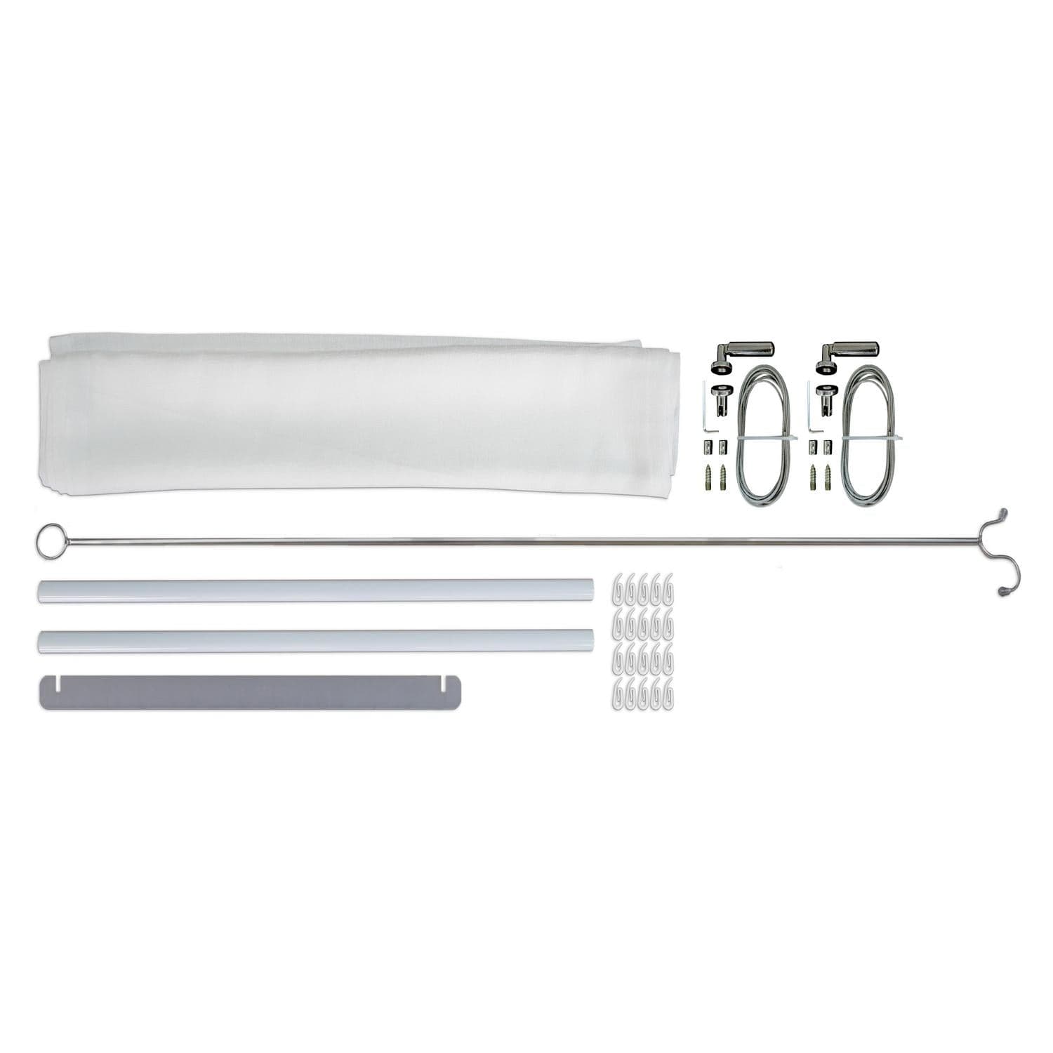 Palram Canopia | Patio Cover Blinds 10x30 ft - White - HG1077