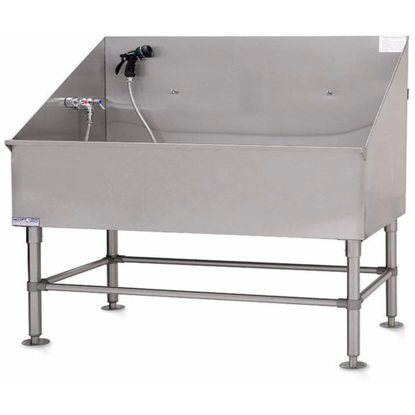 PETLIFT Stainless Steel Classic Dog Grooming Bath Tub 60 - PL-BT-LE58