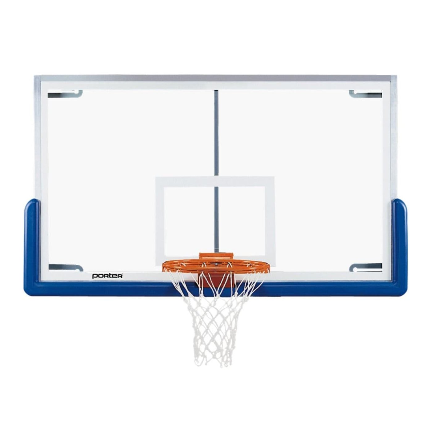 Porter 72"X42" Glass Pro Strut Basketball Backboard Package 20410CXX