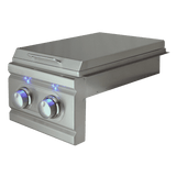 Renaissance Cooking Systems Cutlass Pro Double Side Burner Slide-in W/Blue LED RDB1EL