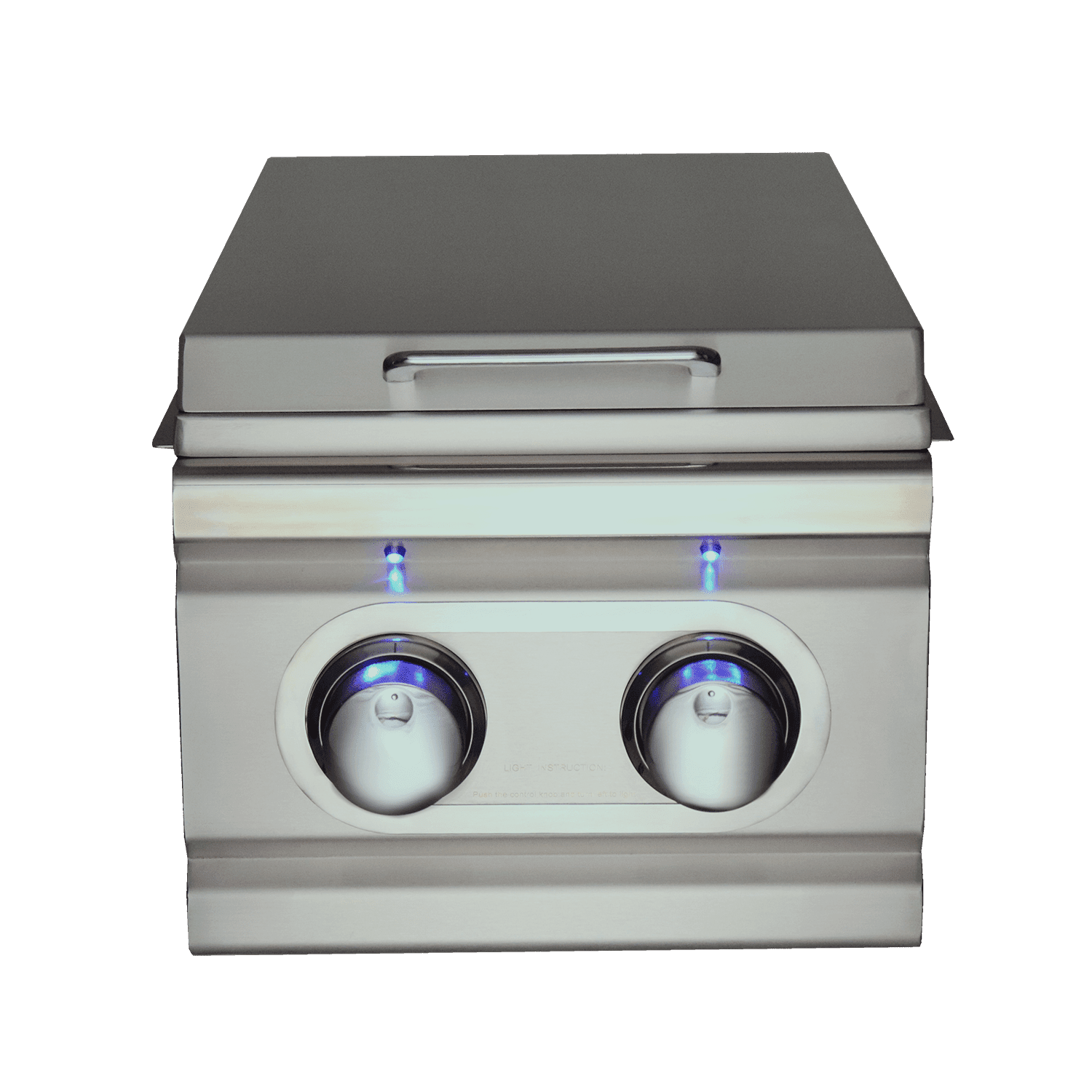 Renaissance Cooking Systems Cutlass Pro Double Side Burner Slide-in W/Blue LED RDB1EL