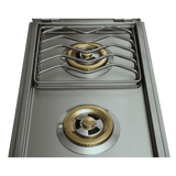 Renaissance Cooking Systems Cutlass Pro Double Side Burner Slide-in W/Blue LED RDB1EL