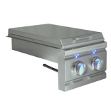 Renaissance Cooking Systems Cutlass Pro Double Side Burner Slide-in W/Blue LED RDB1EL