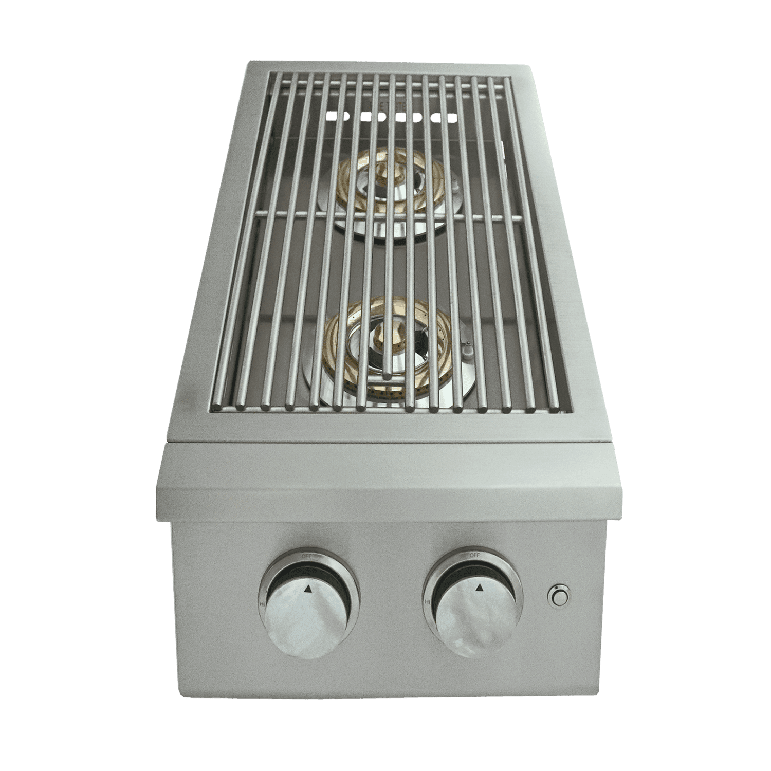 Renaissance Cooking Systems PREMIER DOUBLE SIDE BURNER W/BLUE LED LIGHTS RJCSSBL