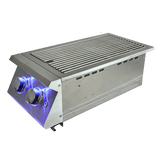 Renaissance Cooking Systems PREMIER DOUBLE SIDE BURNER W/BLUE LED LIGHTS RJCSSBL