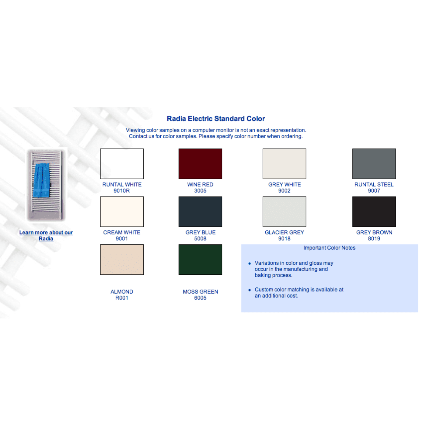 Runtal Radia Hardwired Mounted Towel Warmer - 23.6"w x 28.4"h - RTRED-2924