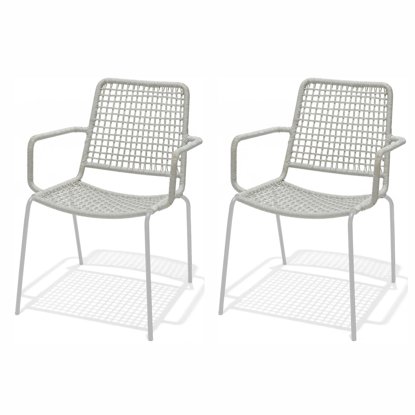 Midtown Concept Oberon Black Stacking Indoor Dining Chair - 4PC - SC OBERON BLK