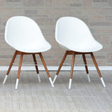 Midtown Concept Chamonix Side White Indoor Dining Chair - 4PC - SC CHAMONIX SIDE PAR