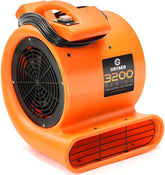 6 Air Mover & Carpet Dryers 2 Speed 1/2 HP - Industrial Floor Fan