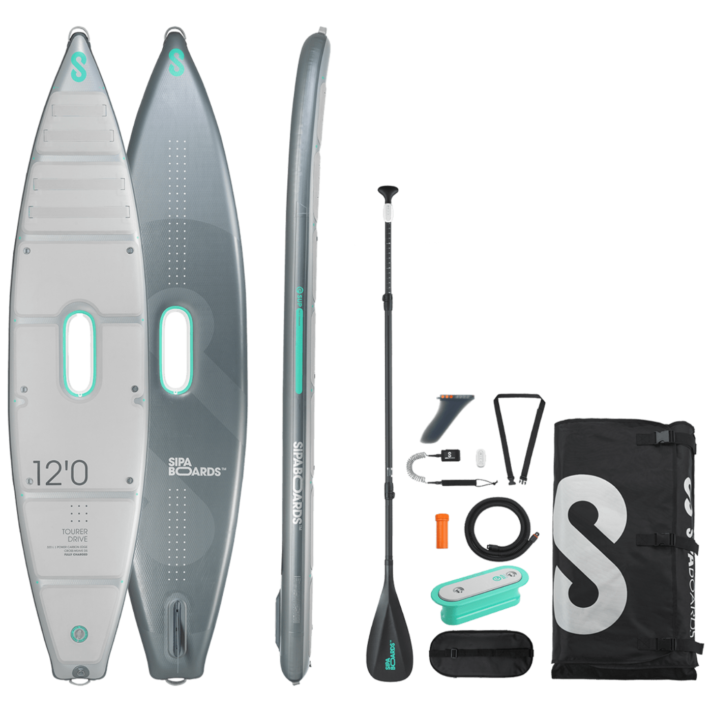 SipaBoards Drive Tourer Silver Motorized SUP