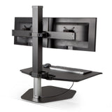 Innovative Winston Workstation Dual Monitor Adjustable Standing Desk Converter - 18089