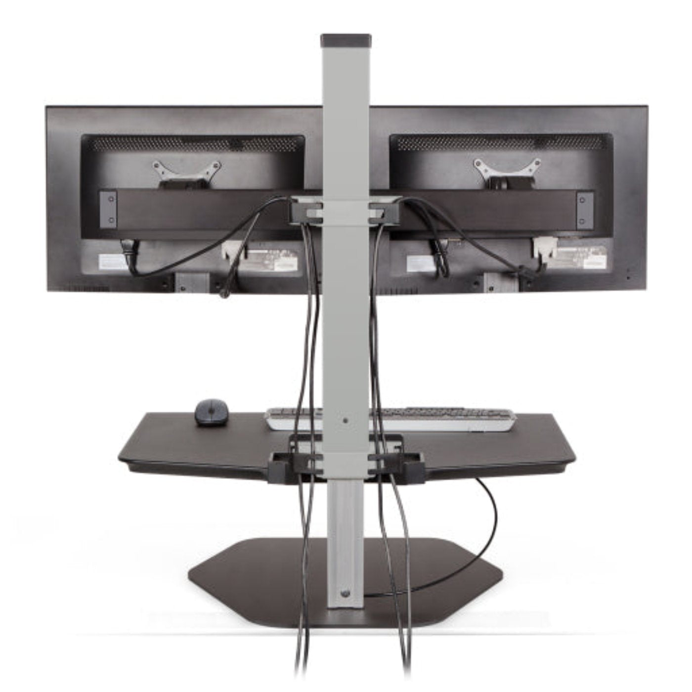 Innovative Winston Workstation Dual Monitor Adjustable Standing Desk Converter - 18089
