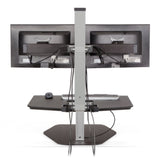 Innovative Winston Workstation Dual Monitor Adjustable Standing Desk Converter - 18089